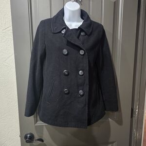 Old Navy Black Peacoat